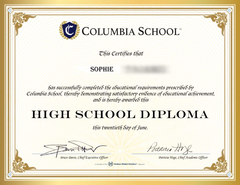 Double Diploma by Nacel - exemple diplôme